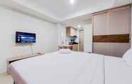 Bedroom 3 Homey and Good Deal Studio Apartment Anwa Residence Bintaro By Travelio