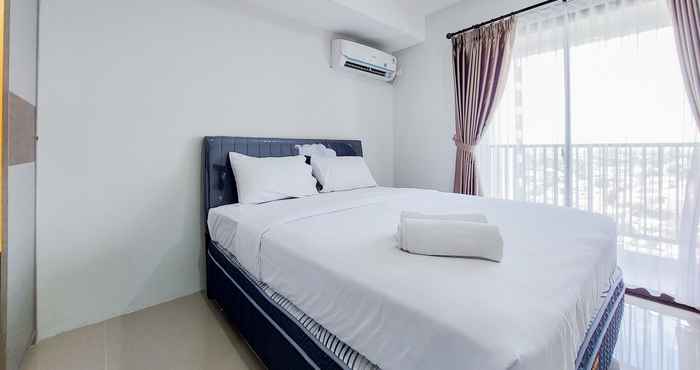 Bedroom Homey and Good Deal Studio Apartment Anwa Residence Bintaro By Travelio