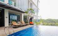 Lobi 7 Minimalist and Good Deal 1BR Brooklyn Alam Sutera Apartment By Travelio