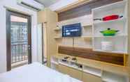 Bedroom 3 Restful and Good Choice Studio at Transpark Cibubur Apartment near Mall By Travelio
