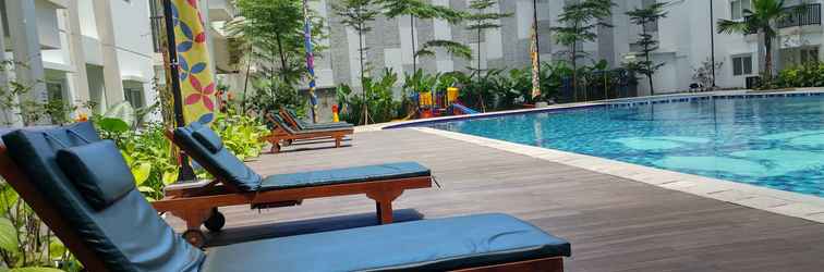 Lobi Stylish and Best 2BR at Signature Park Grande Apartment By Travelio