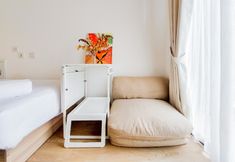 Bedroom 4 Good Choice and Warm Studio at Sky House BSD Apartment By Travelio