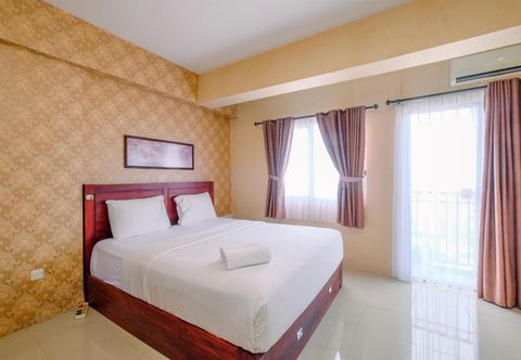 Bedroom Comfy and Warm Studio at Park View Condominium Apartment By Travelio