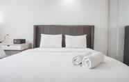 Bedroom 3 Comfy and Good Look Studio Apartment at Evenciio Margonda By Travelio
