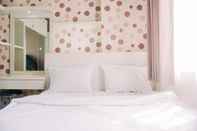 Bedroom Restful and Best Deal 2BR Green Pramuka City Apartment By Travelio