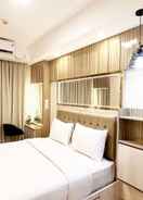 BEDROOM Homey and Good Deal 1BR Tamansari Skylounge Makassar Apartment By Travelio