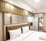 Bedroom 3 Homey and Good Deal 1BR Tamansari Skylounge Makassar Apartment By Travelio