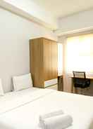 BEDROOM Serene Designed and Tidy Studio Transpark Juanda Bekasi Timur Apartment By Travelio