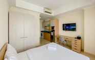 Bedroom 2 Modern Look and Fresh Studio Menteng Park Apartment By Travelio