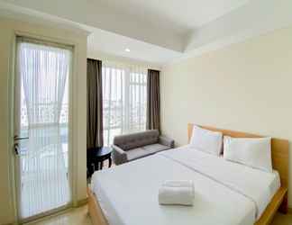 Bedroom 2 Modern Look and Fresh Studio Menteng Park Apartment By Travelio