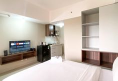 Bedroom 3 Good Choice and Warm Studio Gateway Park LRT City Bekasi Apartment By Travelio