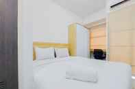 Bedroom Tidy and Compact Studio at Serpong Garden Apartment By Travelio