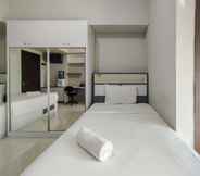 Bedroom 3 Comfy and Strategic Studio at Skyland City Jatinangor Apartment By Travelio