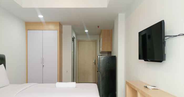 Bedroom Brand New and Good Studio at De Prima Apartment By Travelio