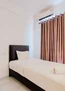 BEDROOM Relaxing and Nice Studio at Sky House Alam Sutera Apartment By Travelio