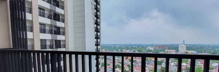 Lobi Great Choice 1BR Anwa Residence Bintaro Apartment By Travelio