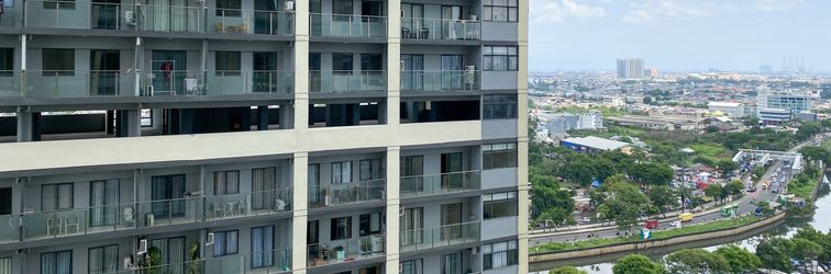 Lobby Nice and Strategic Studio Apartment at Daan Mogot City By Travelio