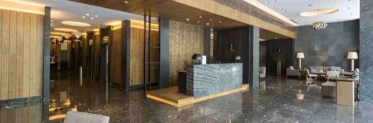 Lobby TwoSpaces Living at U Residence Apartment, Karawaci