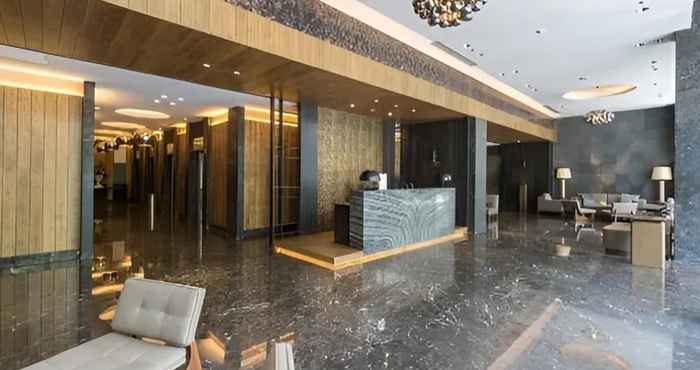 Lobby TwoSpaces Living at U Residence Apartment, Karawaci