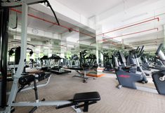 Fitness Center 6 Elegant and Good Choice 2BR Apartment Capitol Park Residence By Travelio
