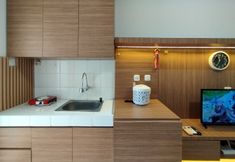 Common Space 4 Nice and Best Deal 2BR Apartment at Parahyangan Residence By Travelio