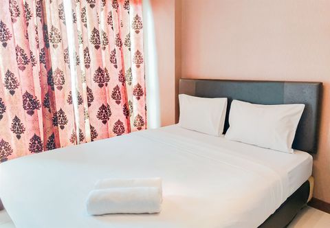 Bedroom Clean and Good Studio Apartment Scientia Residence By Travelio