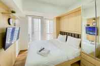 Bilik Tidur Serene Stay Studio Apartment Tokyo Riverside PIK 2 By Travelio