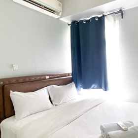 Bedroom 1 Comfortable and Great Choice 2BR at Green Pramuka City Apartment By Travelio, Rawamangun Golf Course Hotels