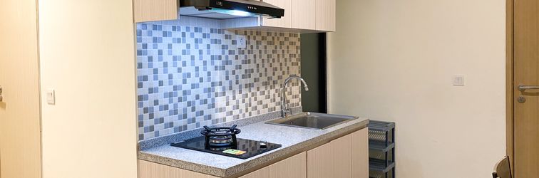 Lobby Serene Designed 2BR Apartment at Meikarta By Travelio