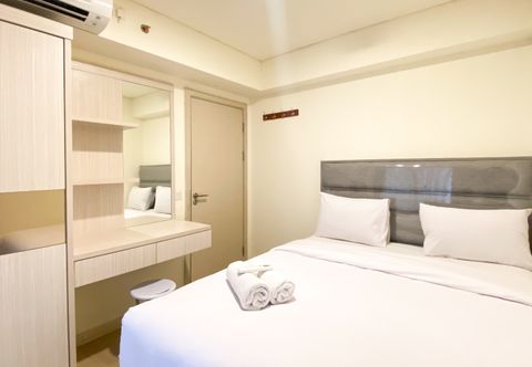 Bedroom Serene Designed 2BR Apartment at Meikarta By Travelio