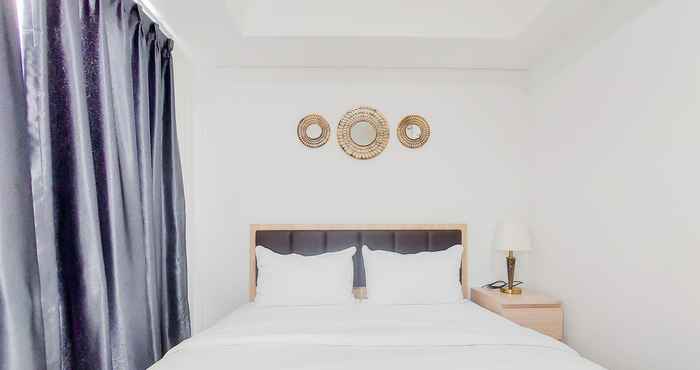 Kamar Tidur Simply and Comfortable 1BR Tamansari Bintaro Mansion Apartment By Travelio