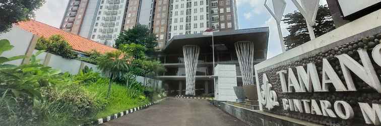 Lobby Well Furnished and Cozy 1BR at Tamansari Bintaro Mansion Apartment By Travelio