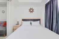 Bedroom Well Furnished and Cozy 1BR at Tamansari Bintaro Mansion Apartment By Travelio