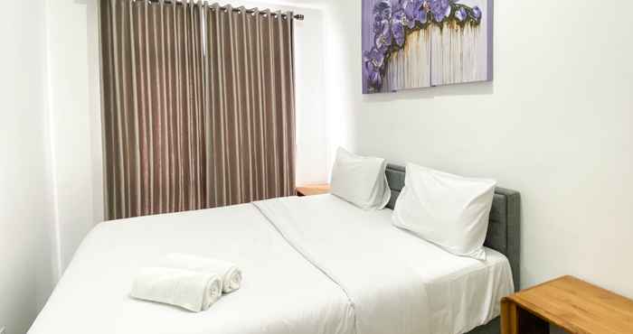 Bedroom Comfortable 1BR Apartment at Vasanta Innopark By Travelio