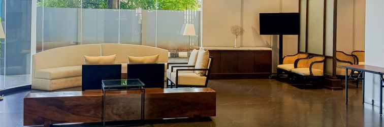 Lobby Simply and Homey Look 1BR Tamansari Bintaro Mansion Apartment By Travelio