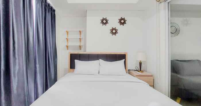 Bedroom Simply and Homey Look 1BR Tamansari Bintaro Mansion Apartment By Travelio