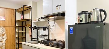公共空间 2 Homey and Good Studio at LRT City Jatibening Apartment By Travelio