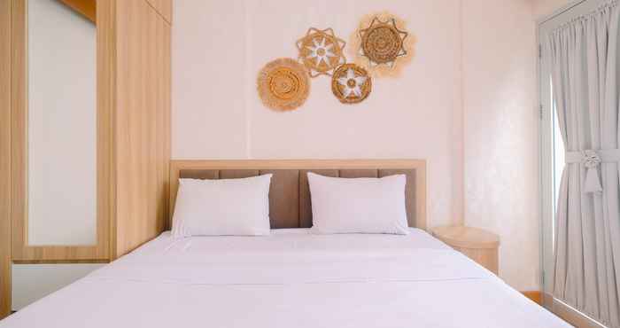 Bedroom Homey 1BR without Living Room Apartment at Gunung Putri Square By Travelio
