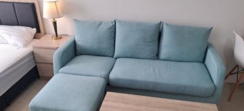Bedroom 2 Cozy Living Studio Apartment at Tamansari Bintaro Mansion By Travelio