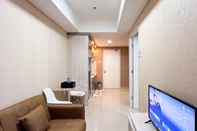 Lobby Cozy and Best Deal 1BR Tamansari Skylounge Makassar Apartment By Travelio