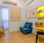 Lobby 5 Cozy and Great Choice 2BR at Green Pramuka City Apartment By Travelio