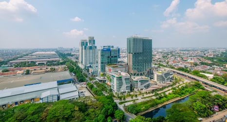 Bên ngoài 2 Warm and Comfortable 2BR at Tifolia Apartment By Travelio