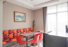 Lobi 3 Comfortable and Fancy 1BR at Ciputra International Apartment By Travelio