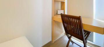 Lobby 3 Warm and Minimalist Studio Apartment at Tokyo Riverside PIK 2 By Travelio