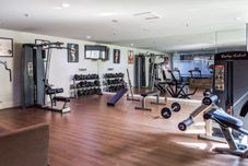Fitness Center Cozy and Clean Studio The Square Apartment By Travelio