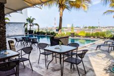 Lobby Cozy and Clean Studio The Square Apartment By Travelio