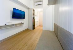 Lobby 3 Simply Look and Minimalist Studio Tokyo Riverside PIK 2 Apartment By Travelio