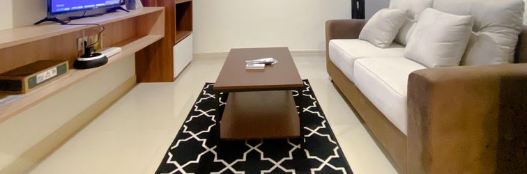 Lobby Homey and Spacious Apartment 2BR at Meikarta By Travelio