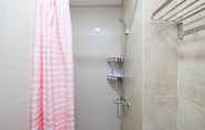 In-room Bathroom 3 Fancy and Nice Studio at Transpark Cibubur Apartment By Travelio