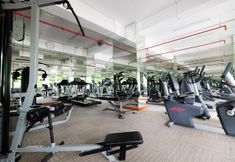 Fitness Center 5 Best Location 2BR at Capitol Park Residence Apartment By Travelio